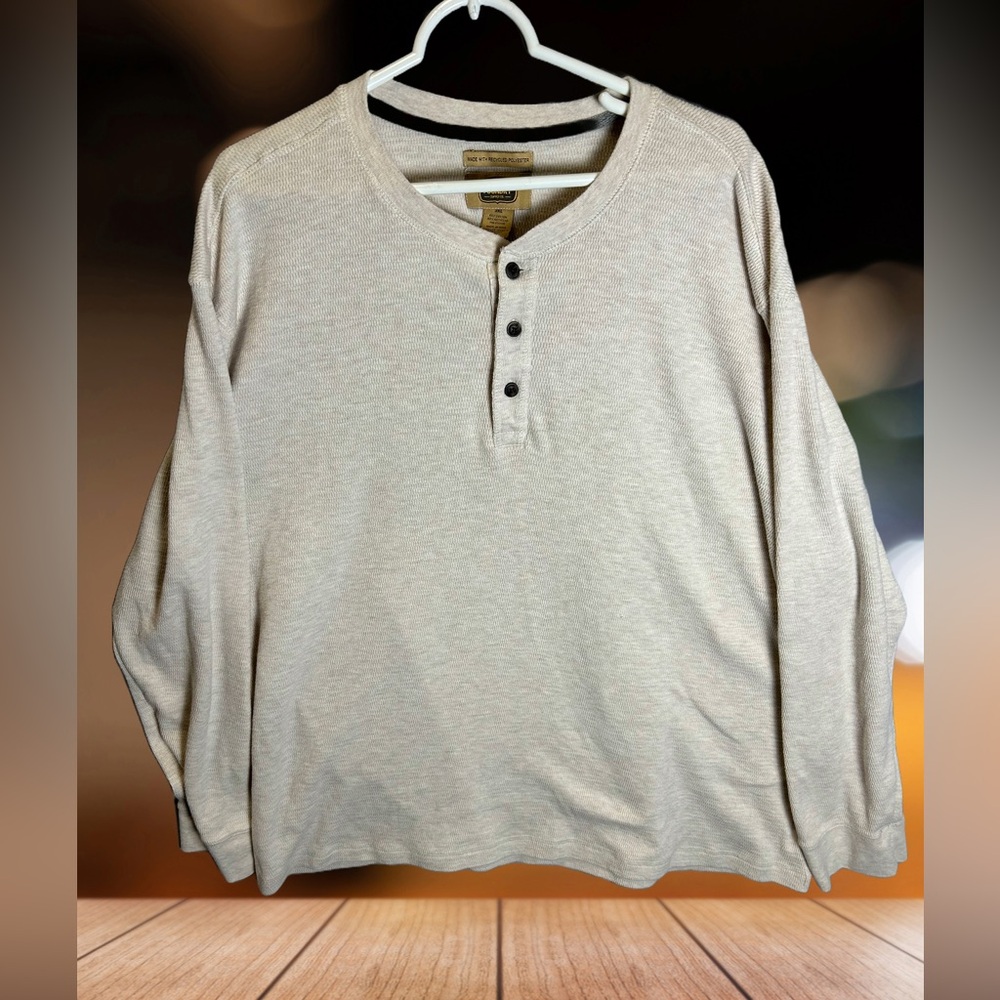 The‎ Foundry Supply Co. Size 3XL Men’s Pullover Long Sleeve Henley Shirt